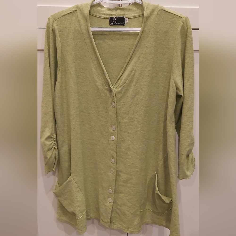 Fenini button front cardigan sweater